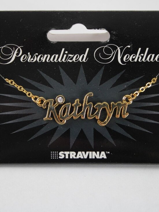 KATHRYN Goldtone Rhinestone Accent 14.5" w 4.5" Multi Ring Ext Necklace - Picture 1 of 6